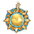 Fanciful Sun ornament