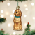 Irish Doodle Dog ornament