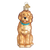 Irish Doodle Dog ornament