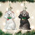 Poodle ornament