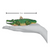 Alligator ornament