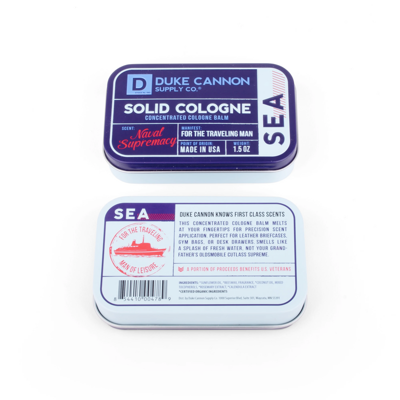 Duke Cannon Solid Cologne Sea