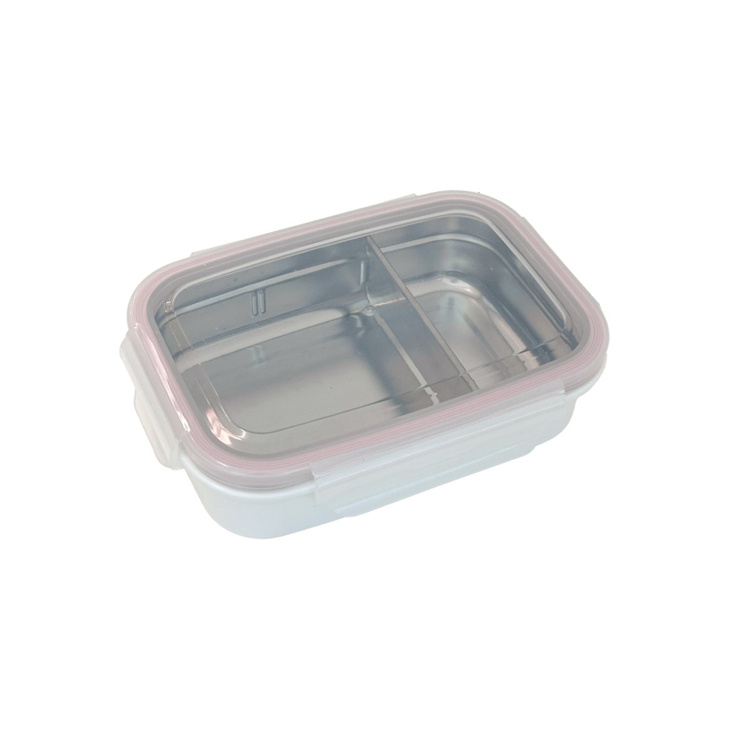 Stainless Steel Divided Bento Snack Box with Lid for Kids and Toddlers, 19 oz