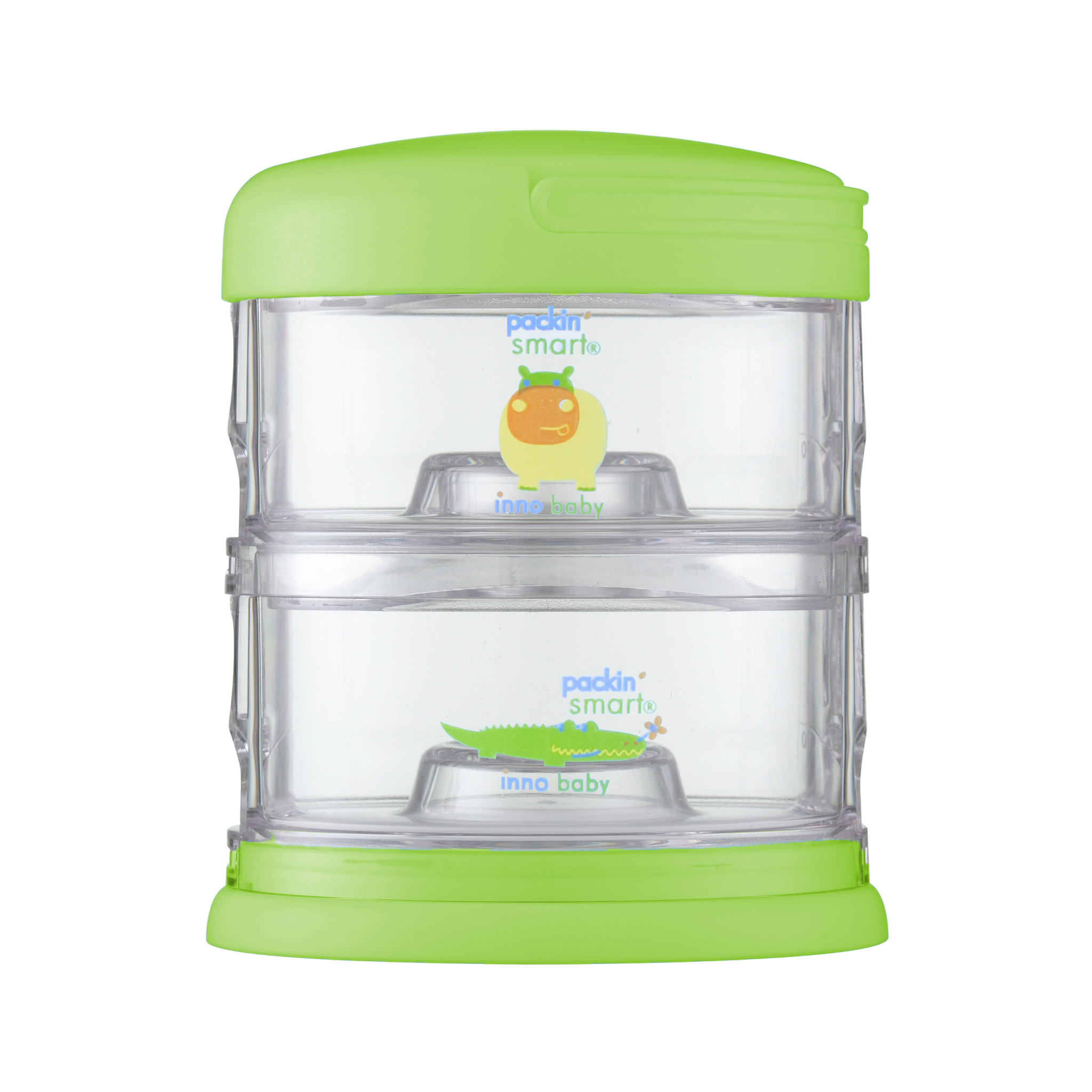 Innobaby Packin' Smart 3-Tier Stackable and Portable Storage System for  Formula, Liquid, Baby Snacks and more.