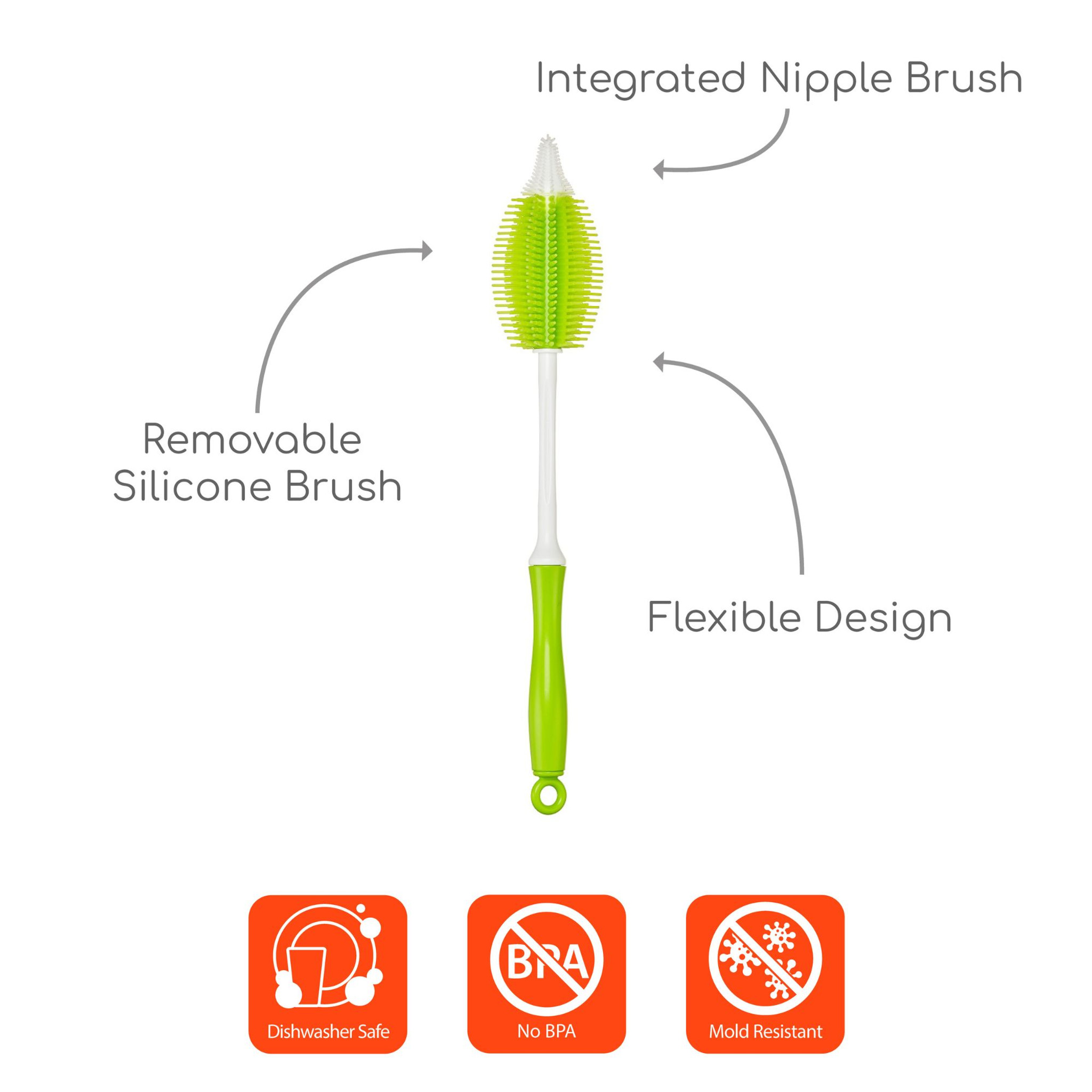 Bambi™ Electric 360° Rotating Bottle Brush – Blissbambi