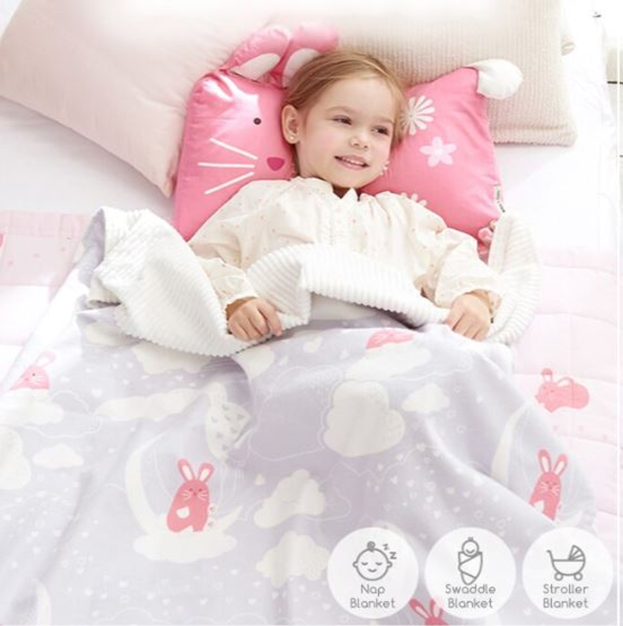 Milo & Gabby Cozy Cotton Minky Twin Comforter