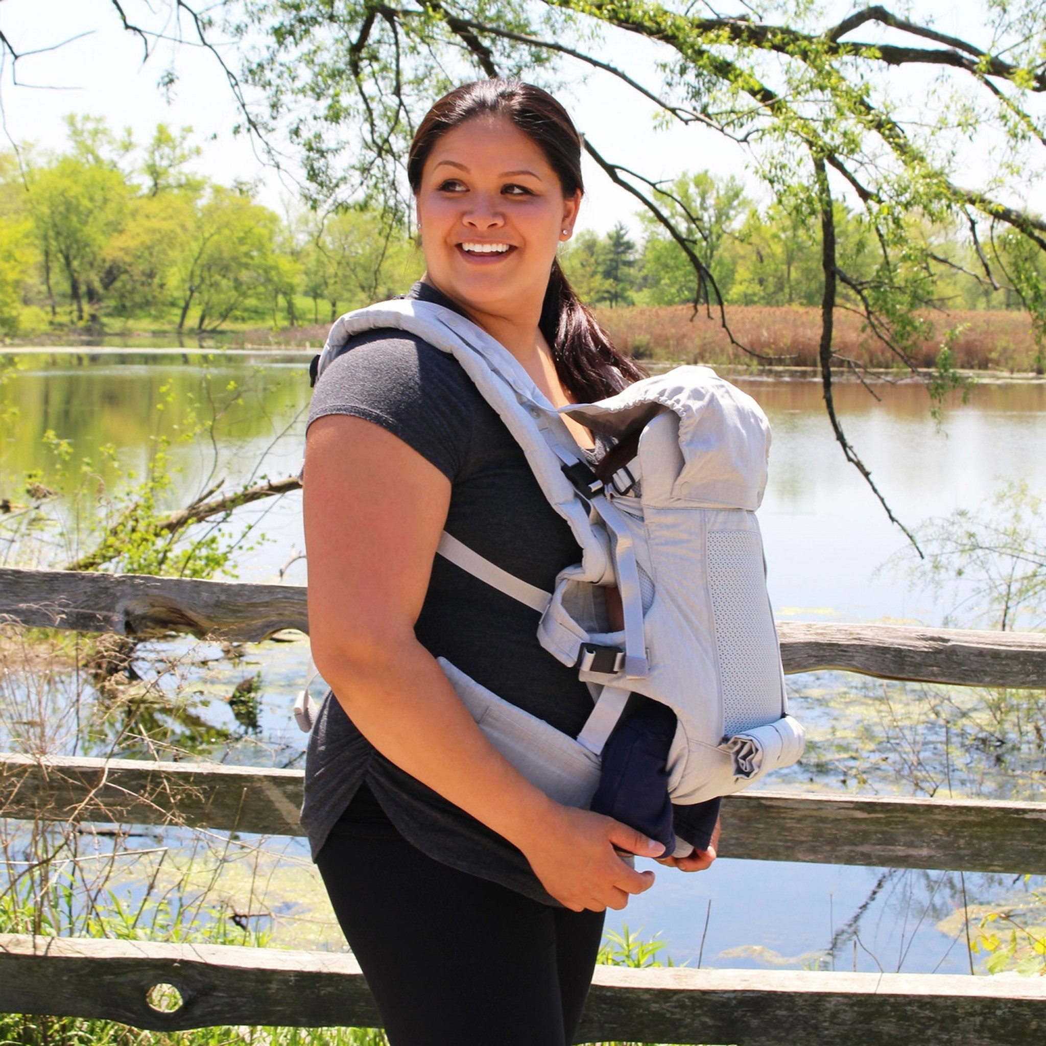 Clarmiel One Touch Magnetic Lightweight Baby and Toddler Carrier