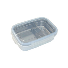Stainless Steel Divided Bento Snack Box with Lid for Kids and Toddlers, 19 oz