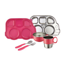 Din Din SMART Stainless Mealtime Set (Various Colors)