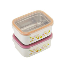 Keepin' Fresh Stainless Bento Snack or Lunch Box with Lid for Kids and Toddlers 16 oz - Fish