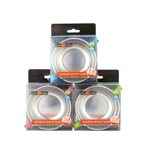 Din Din SMART Stainless Starter Bowl (MULTIPLE COLORS)