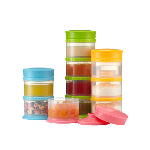 Packin' Smart 3-Tier Stackable and Portable Storage System for Formula, Liquid, Baby Snacks and more!