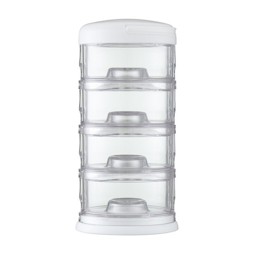 Packin' SMART Stackables 4 Tier Essentials - White