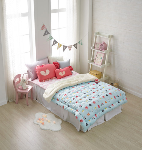 Milo & Gabby Cozy Cotton Minky Twin Comforter (Various Patterns)
