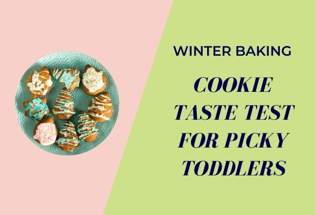 Winter Baking- Cookie Taste Test for Picky Toddlers