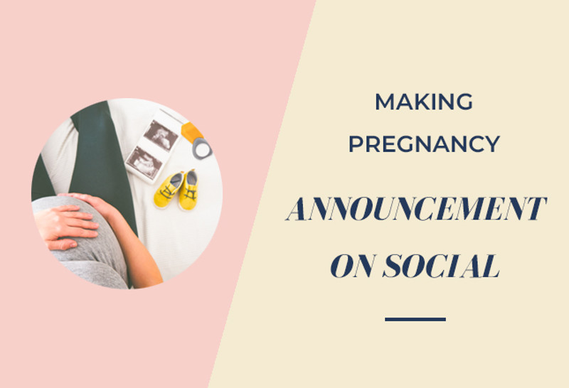 How to Make a Birth and Pregnancy Announcement on Social