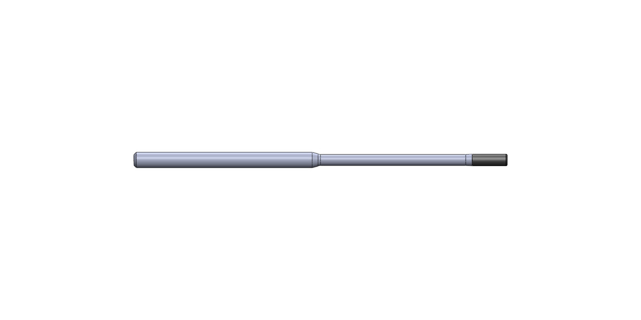 3/32" DIA X  9/32" LOC X 3" OAL 4 FL  1-1/2" Reach, 0.01 Corner Radius Lightning Coating