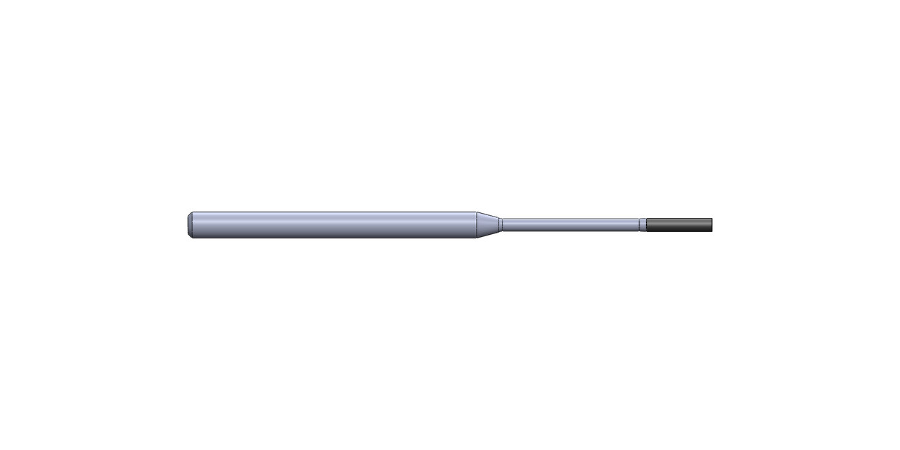 1/16" DIA X  5/16" LOC X  2-1/2" OAL 4 FL 1" Reach, Square End Standard Coating