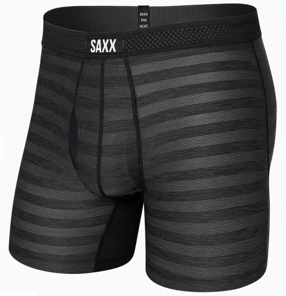 SAXX - DROPTEMP™ Cooling Mesh Boxer Brief - Black Heather