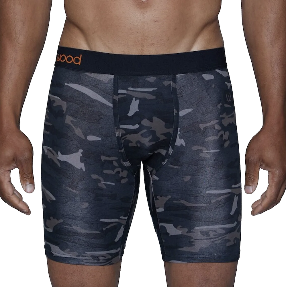 Wood - BIker Brief w/ Fly - Forest Camo