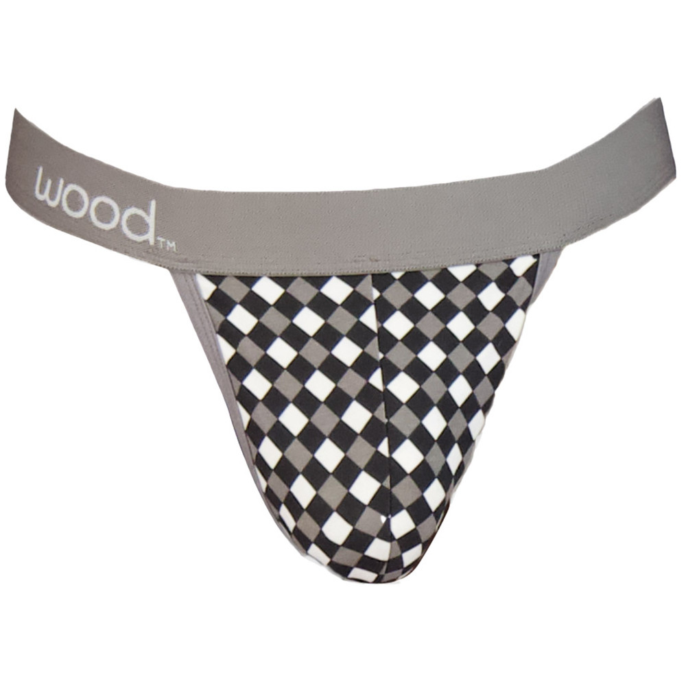 Wood - Specialty Thong - Black/White Dimension