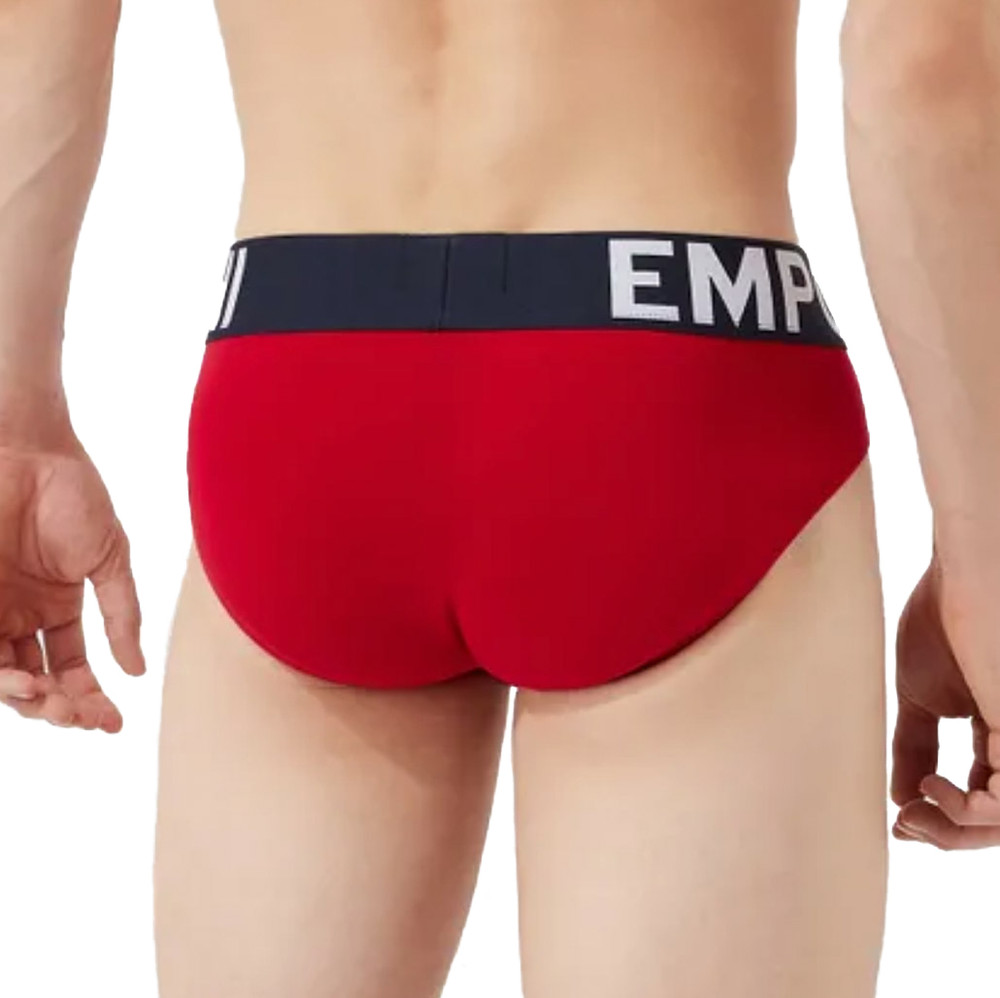 Emporio Armani - Mega Logo Brief - Cherry