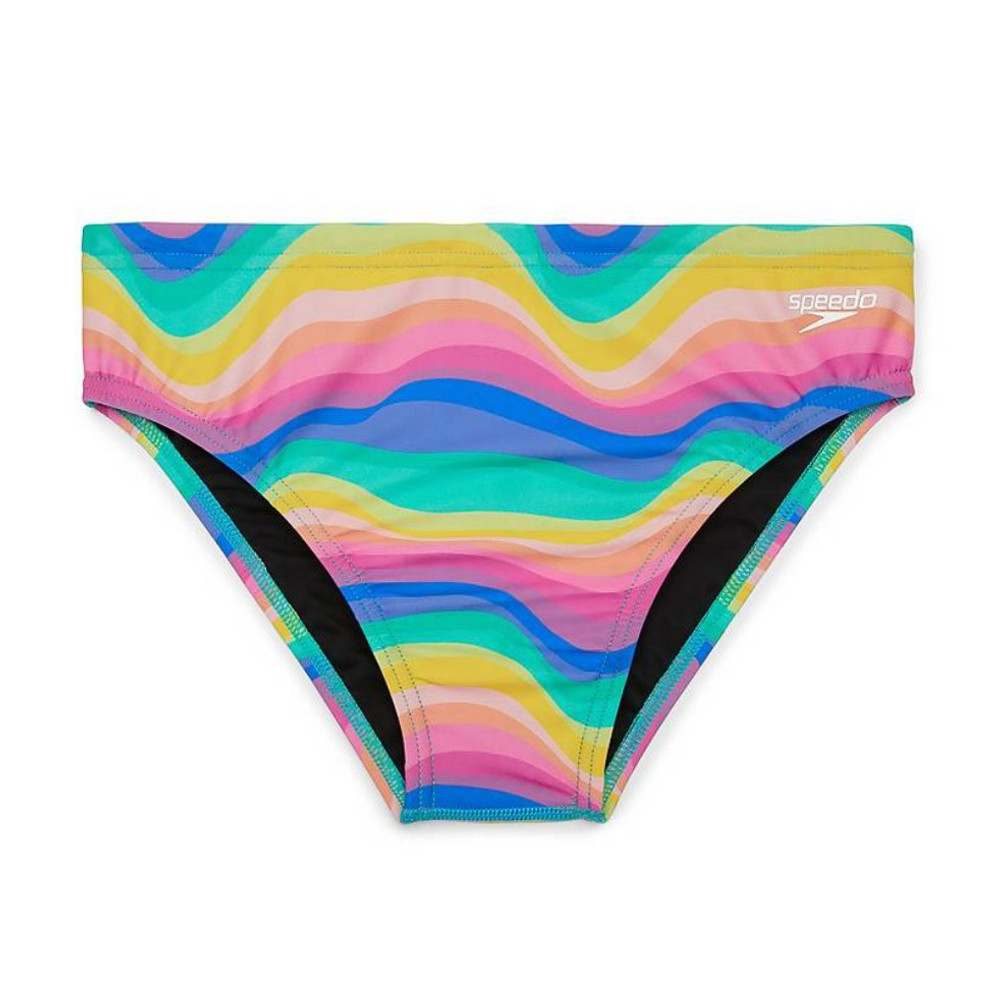 Speedo - Printed One Swim Brief - Rainbow Wave