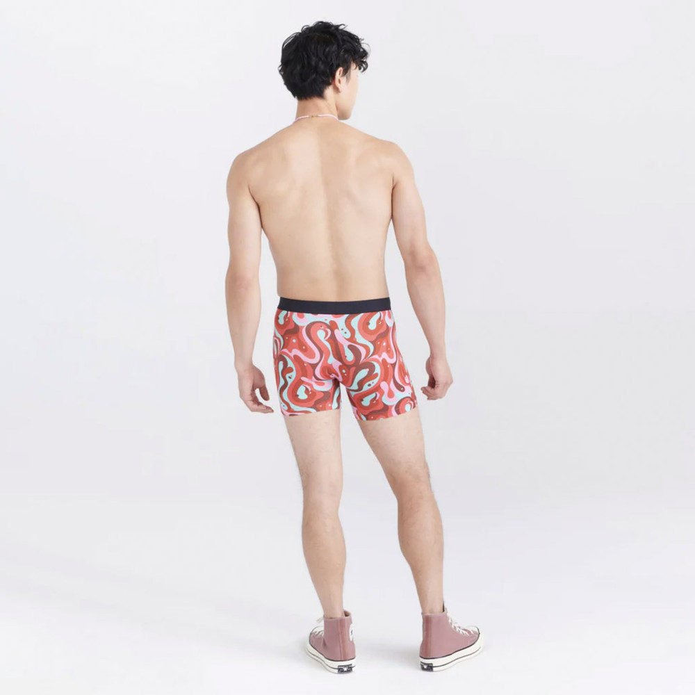 SAXX - VIBE Super Soft Boxer Brief - Lava Lamp Flamingo