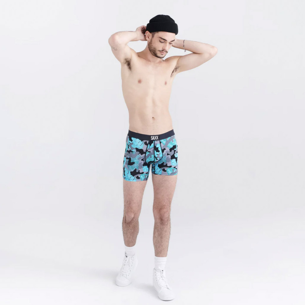 SAXX - VIBE Super Soft Boxer Brief - Island Camo Black