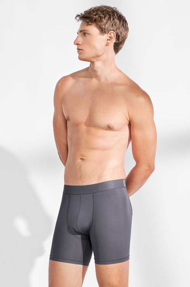 Bread & Boxers - Boxer Brief - 2 Pack - Iron Grey