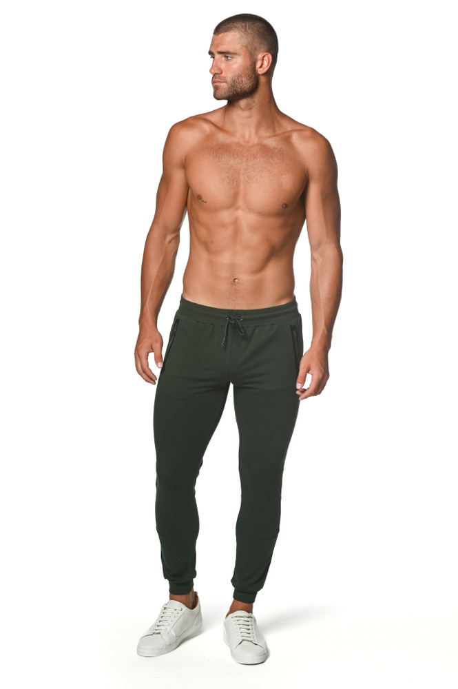 ST33LE - Fleece Flex Stretch Jogger - Combat Green