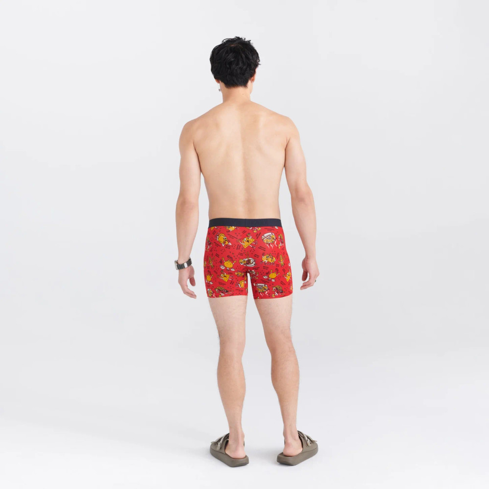 SAXX - Vibe Boxer Briefs - Dumps and Noods Red