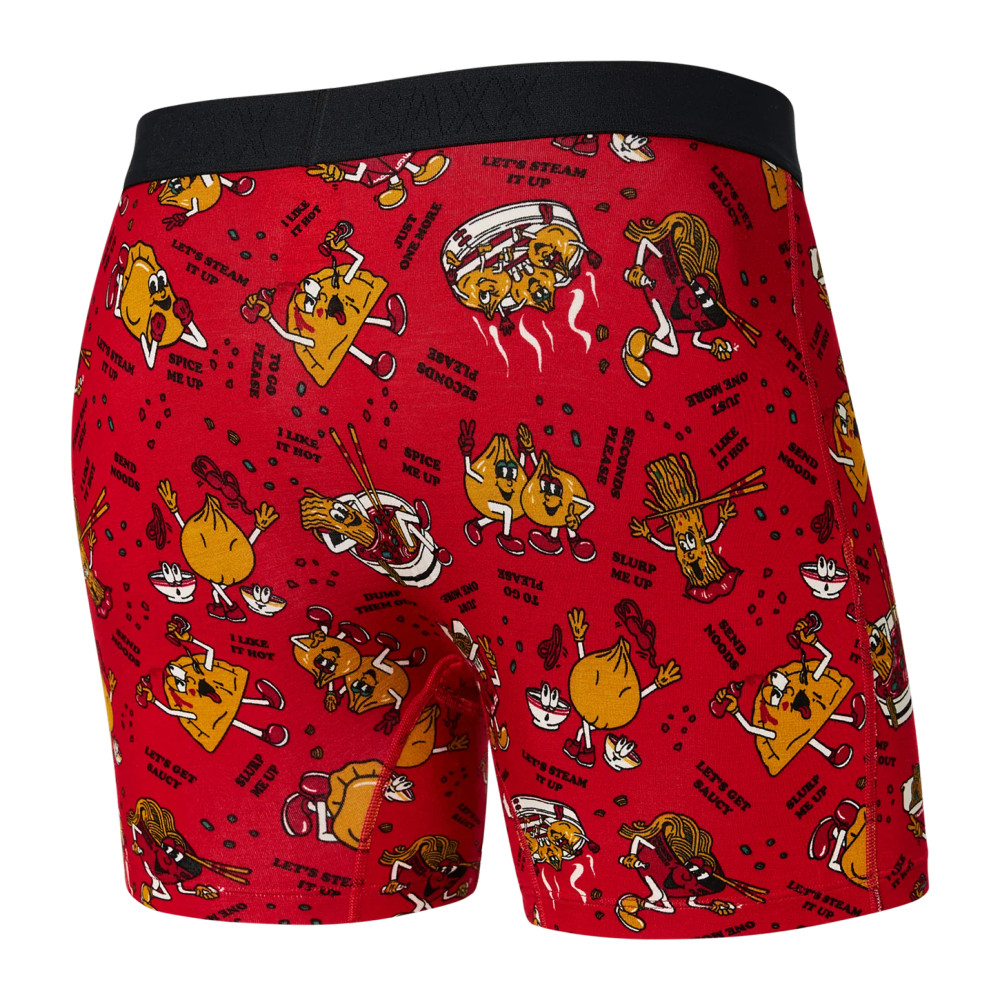 SAXX - Vibe Boxer Briefs - Dumps and Noods Red