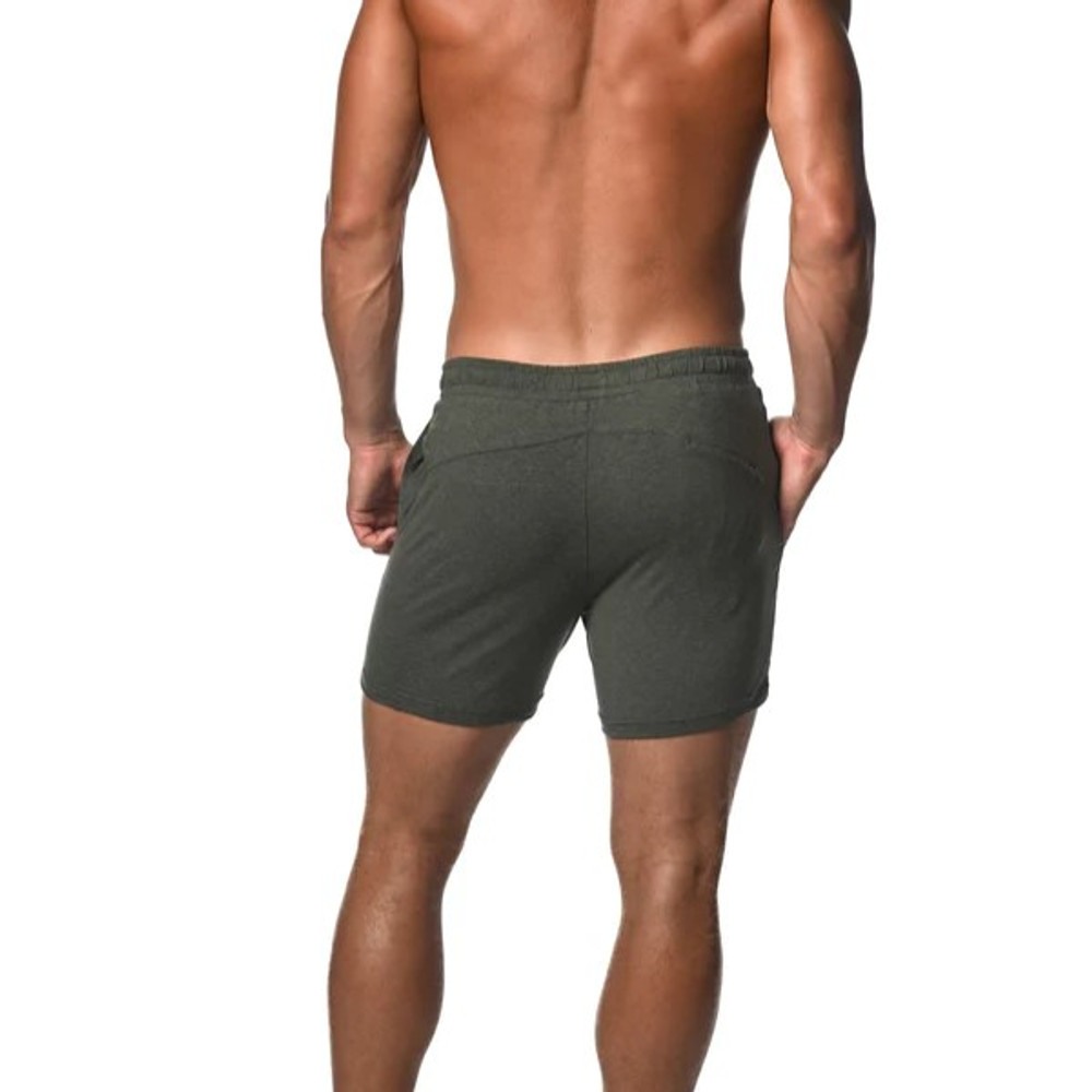 ST33LE - Space Dye Stretch Gym Shorts - Army