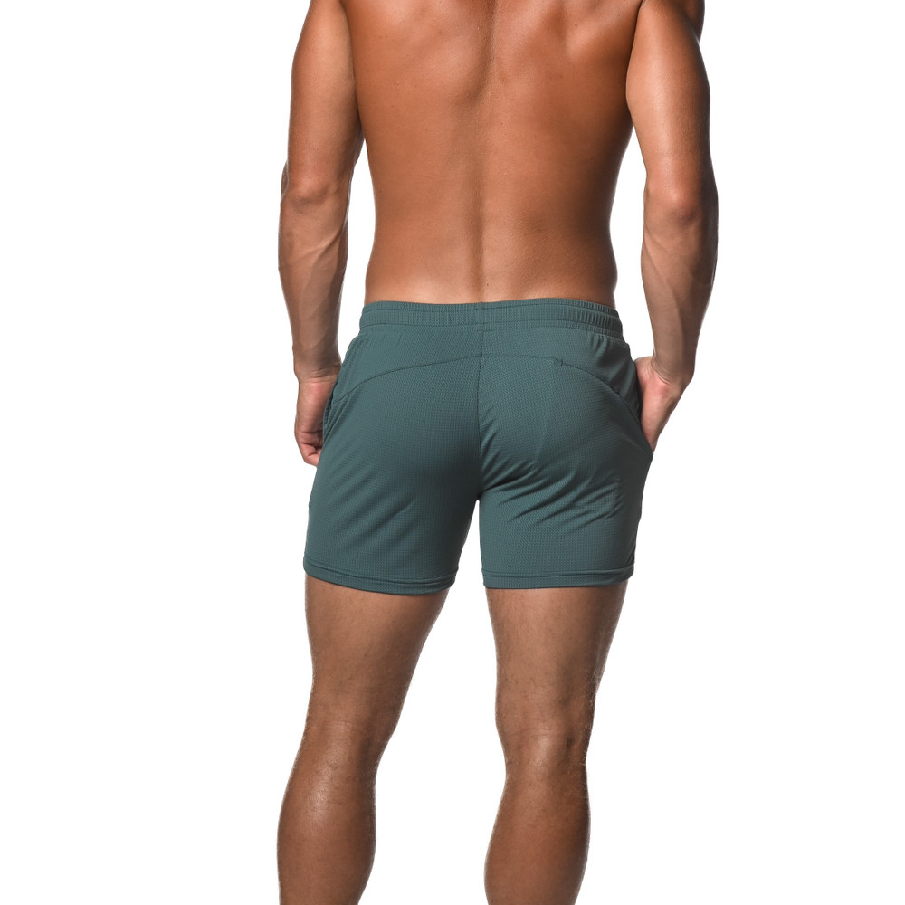 ST33LE - Mesh Grid Stretch Shorts - Petrol