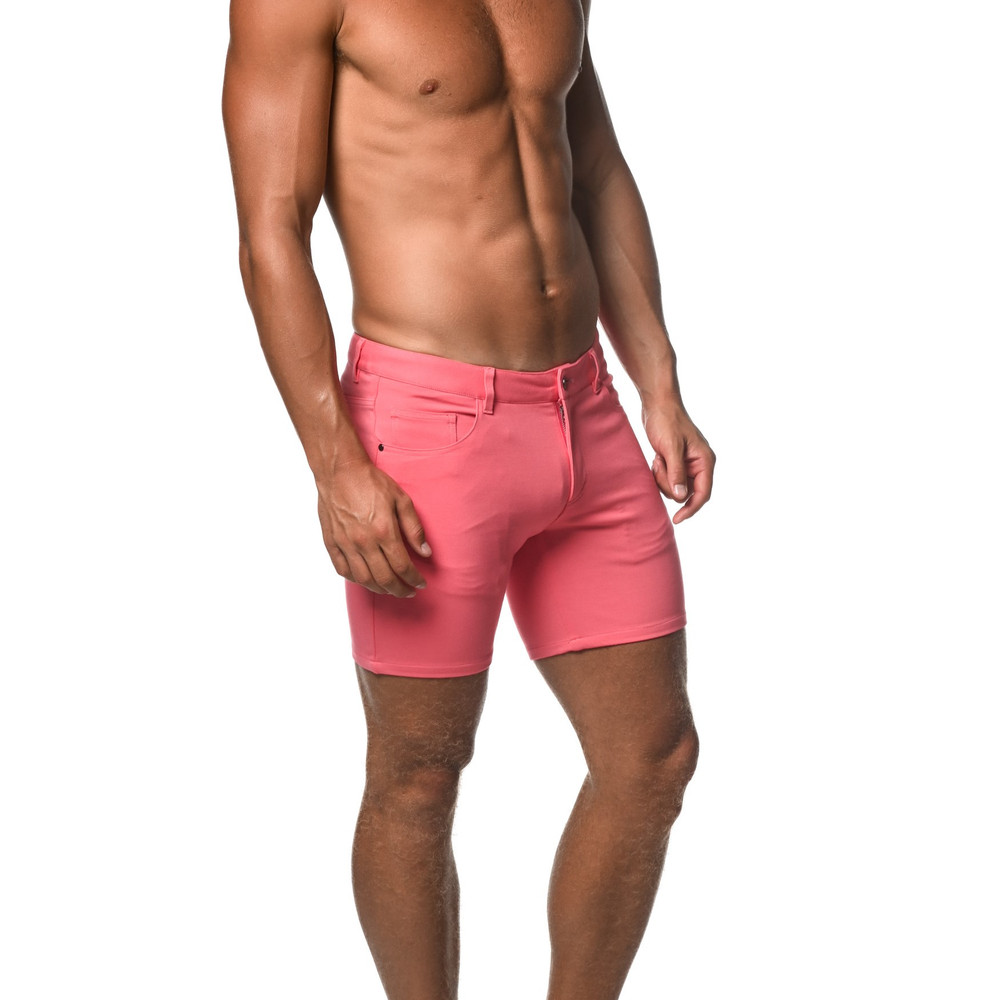 ST33LE - 5" Stretch Knit Shorts - Pink Jelly