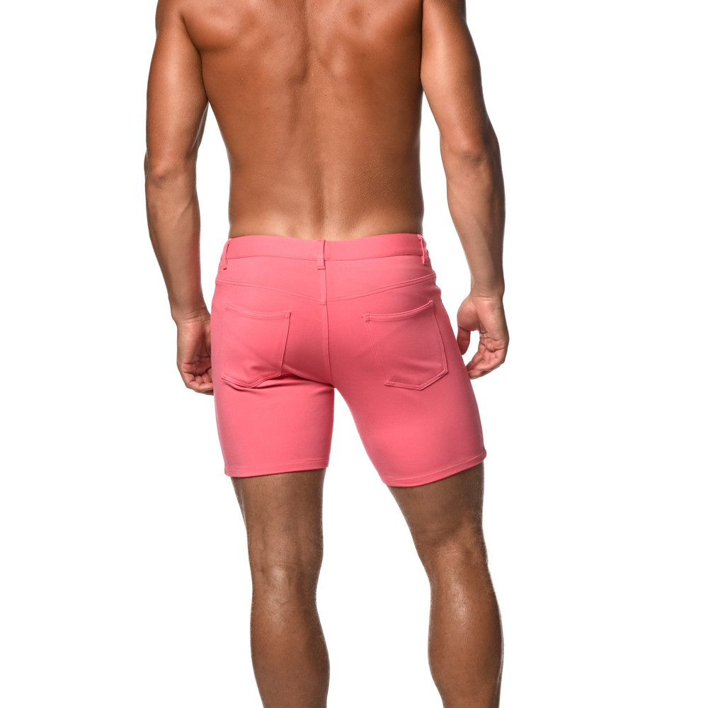 ST33LE - 5" Stretch Knit Shorts - Pink Jelly