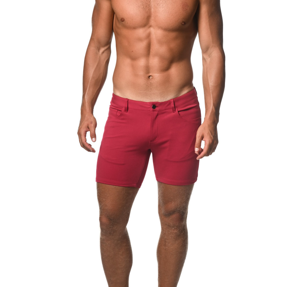 ST33LE - 5" Stretch Knit Shorts - Raspberry