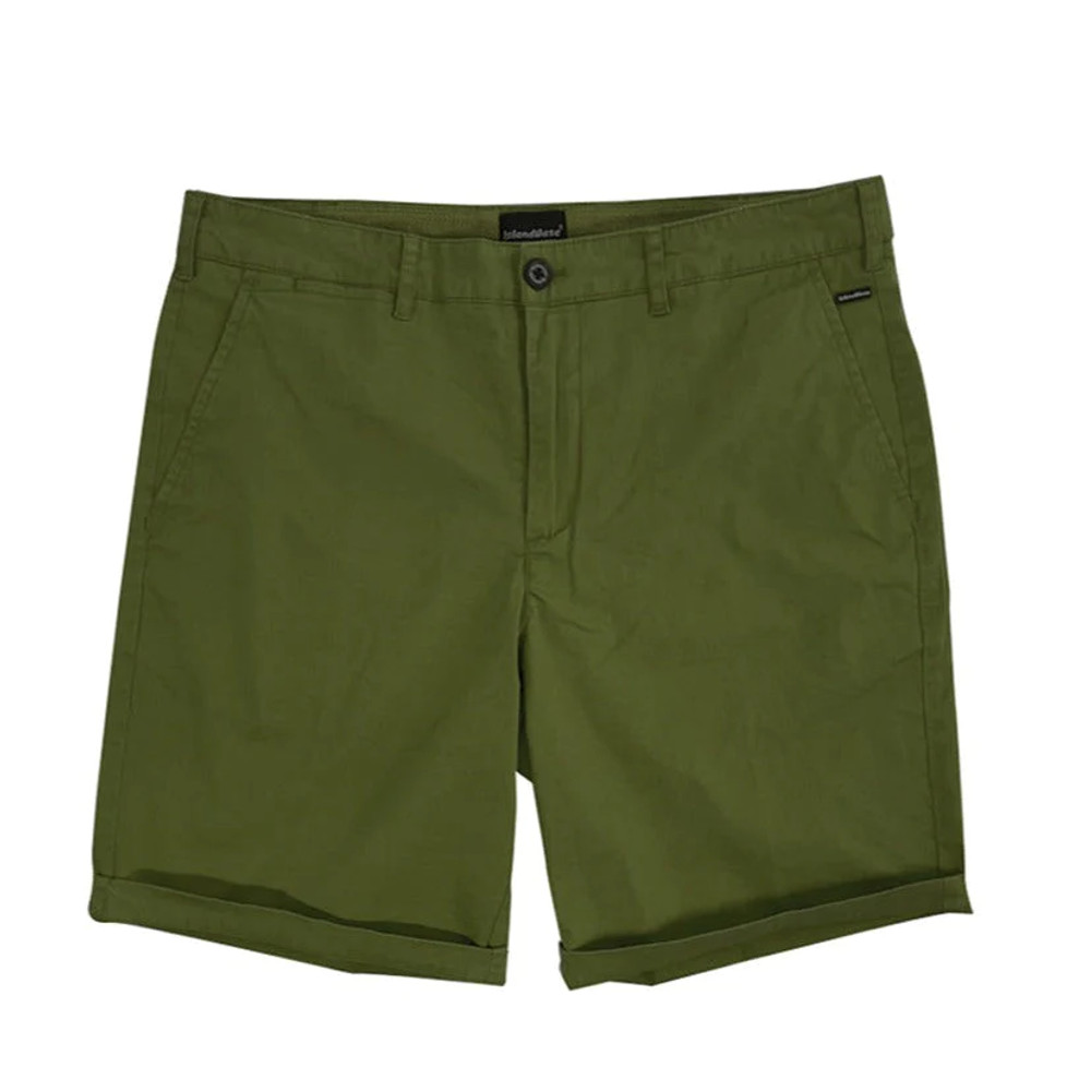 IslandHaze - Stretch Chino Salvadore 8.5" Shorts - Army Green