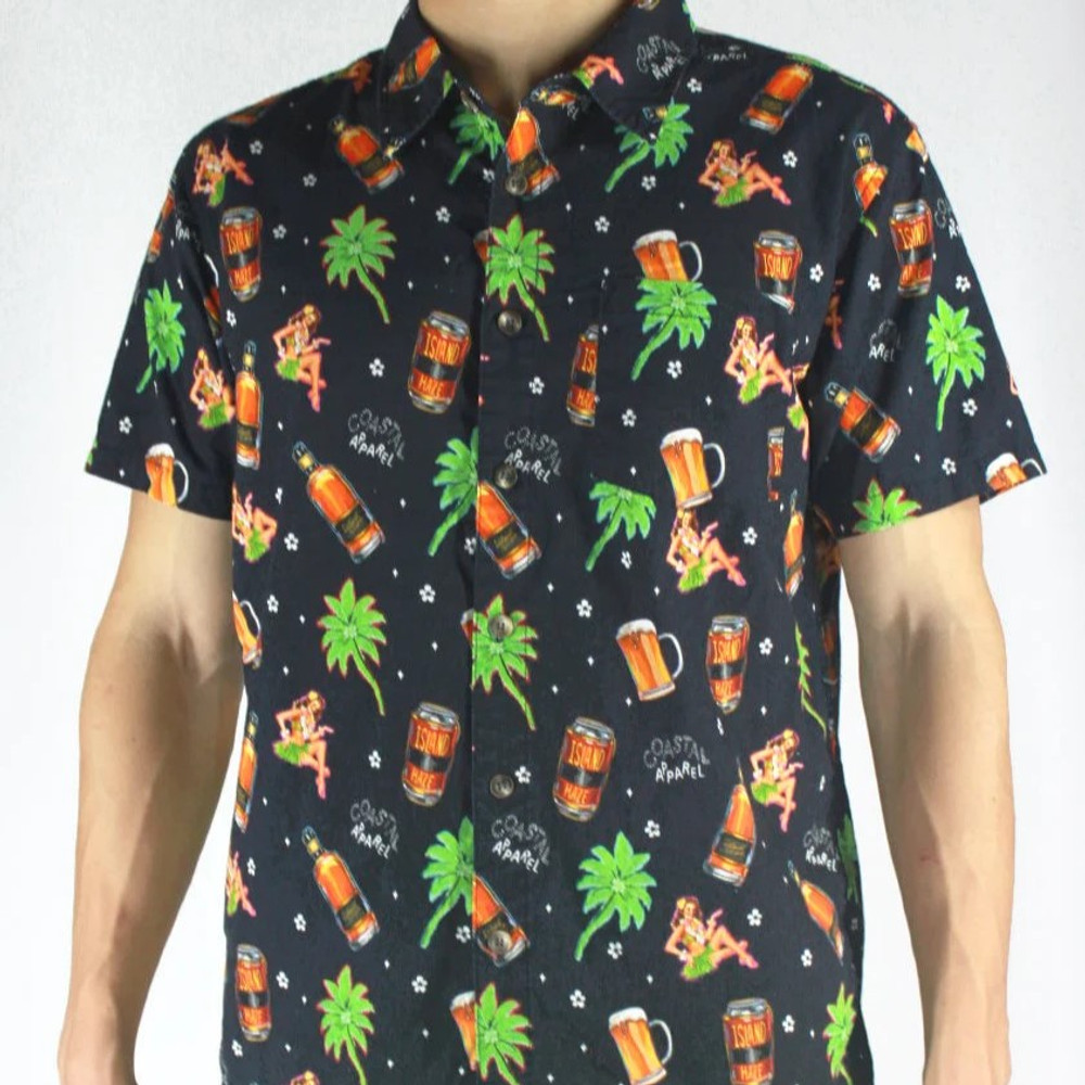 IslandHaze - Hawaiian Woven Shirt - Coca Party