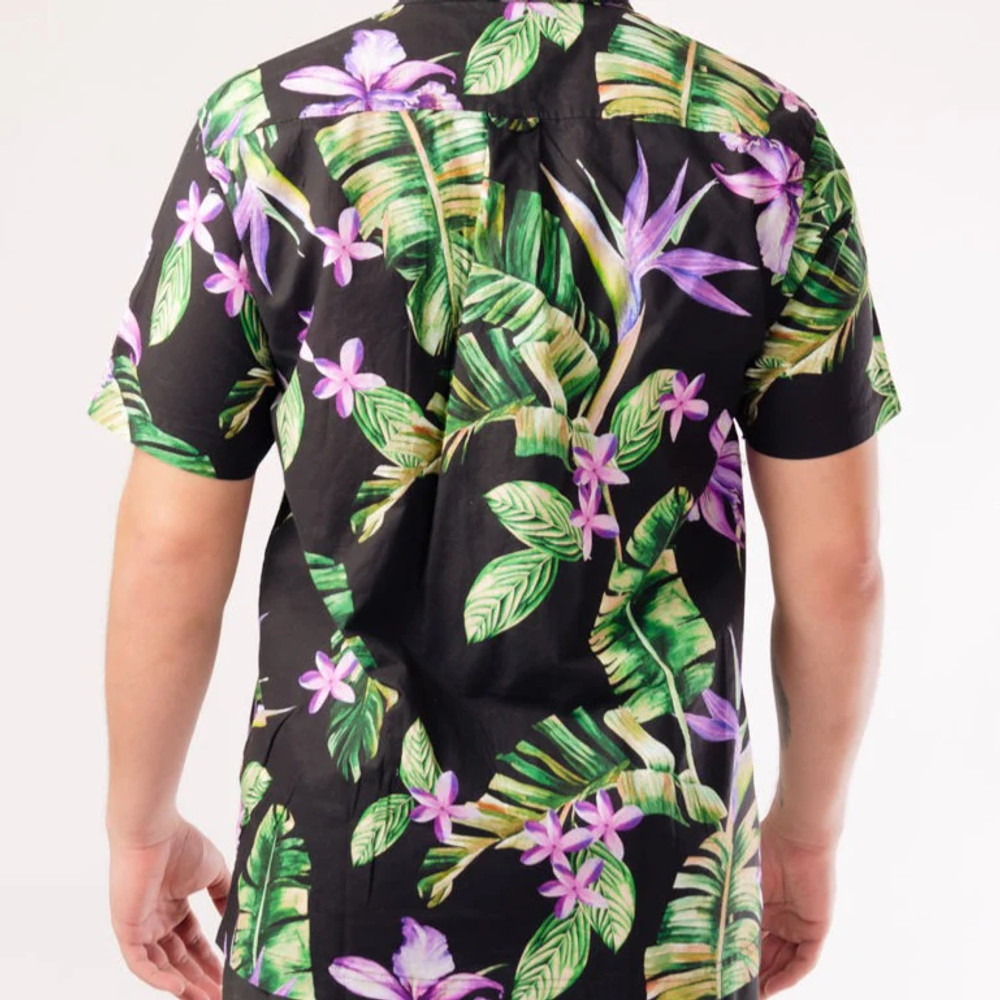 IslandHaze - Hawaiian Woven Shirt - Purple Lavi