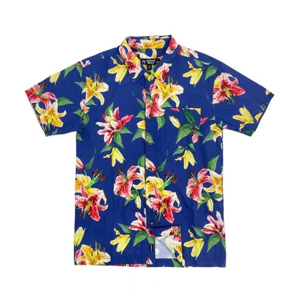 IslandHaze - Hawaiian Woven Shirt - Crush