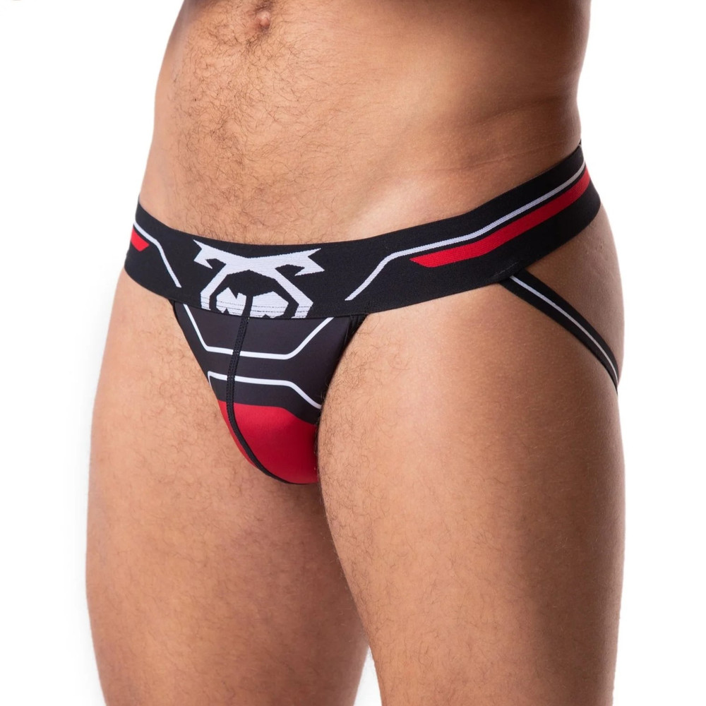 Nasty Pig - Split Jockstrap - Black/Red