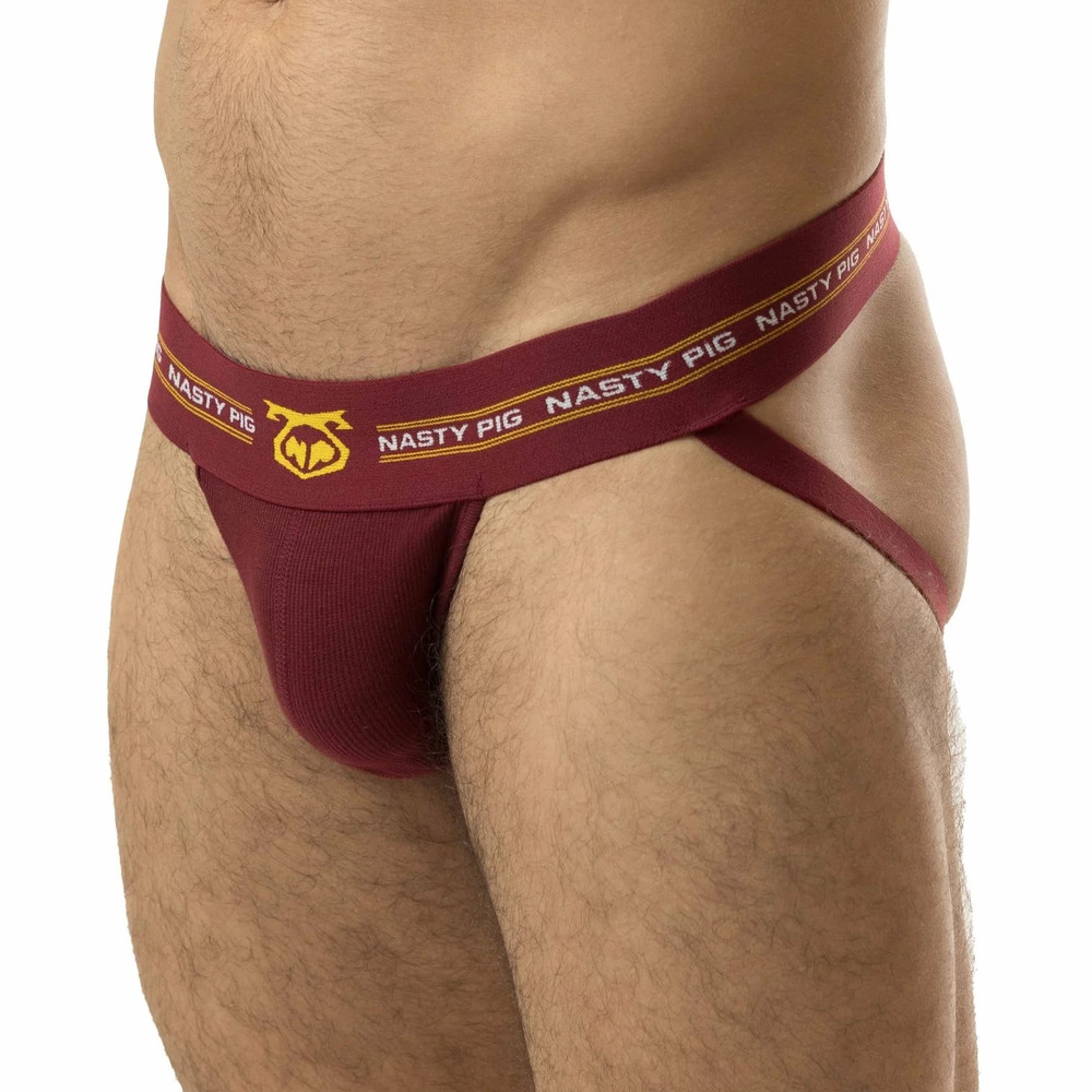 Nasty Pig - Core Jockstrap 3.0 - Burgundy/Goldenrod