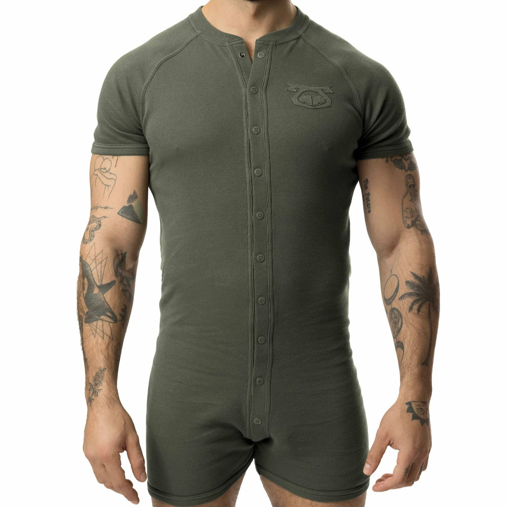 Nasty Pig - Union Suit Cutoffs - Army Green