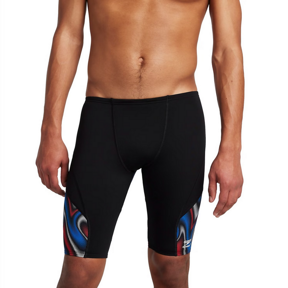 Speedo  - Swim Purpose Jammer - Royal Blue/Red/White