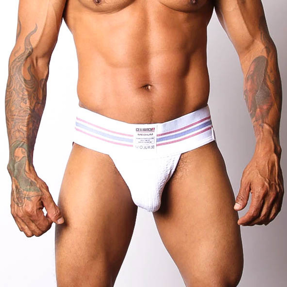 CellBlock 13 Tight End Jockstrap - White