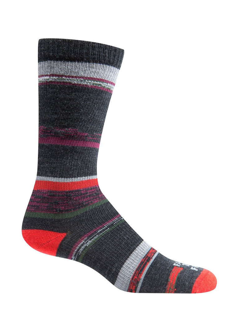 Farm To Feet King Ultralight Crew Sock - Charcoal/Sycamore