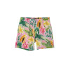 Island Haze - Compression Liner Swim Shorts - Floral Pink