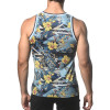 ST33LE - Stretch Mesh Tanktop - Blue / Gold